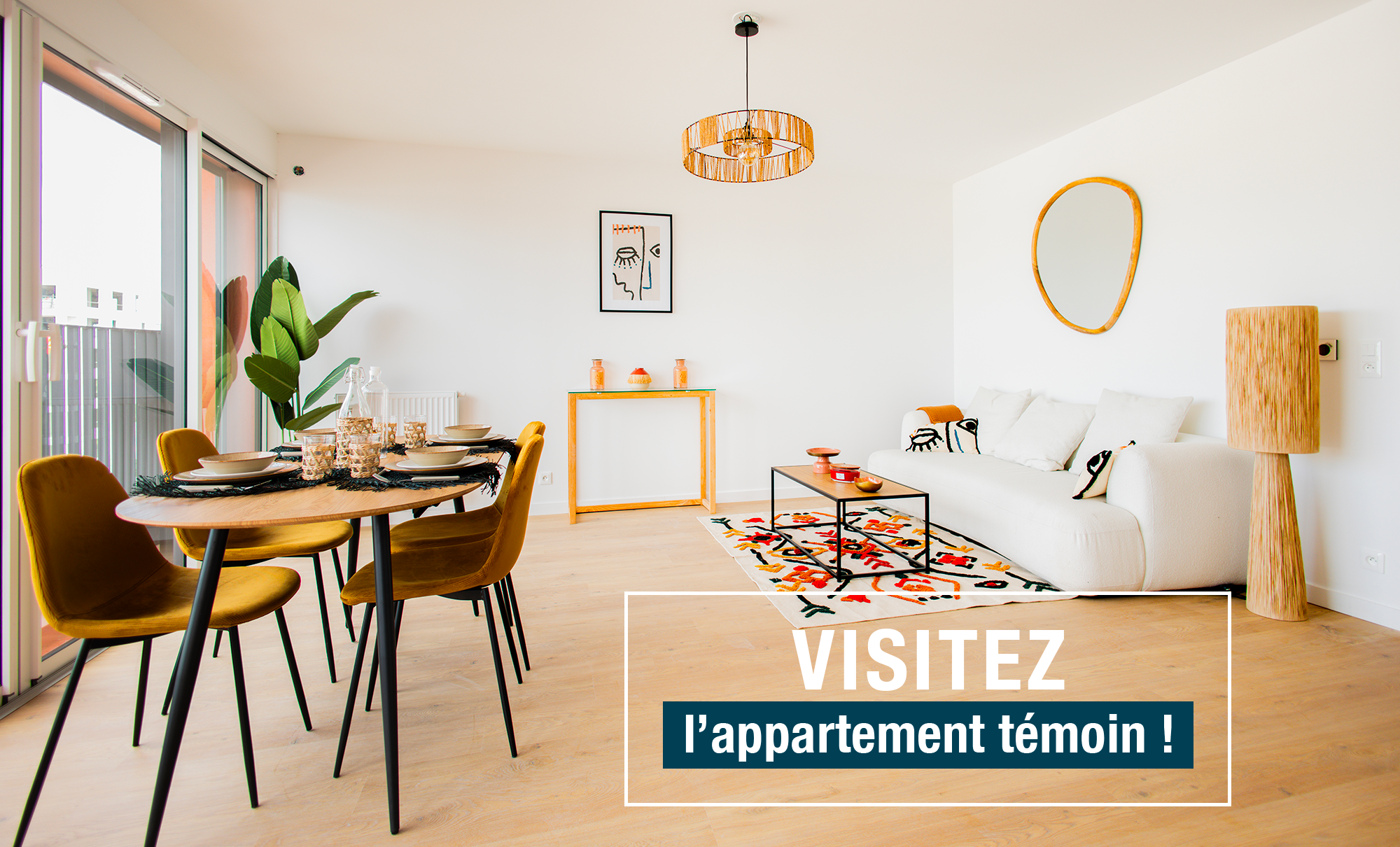 Appartement témoin à Bordeaux lac Noeme Covivio